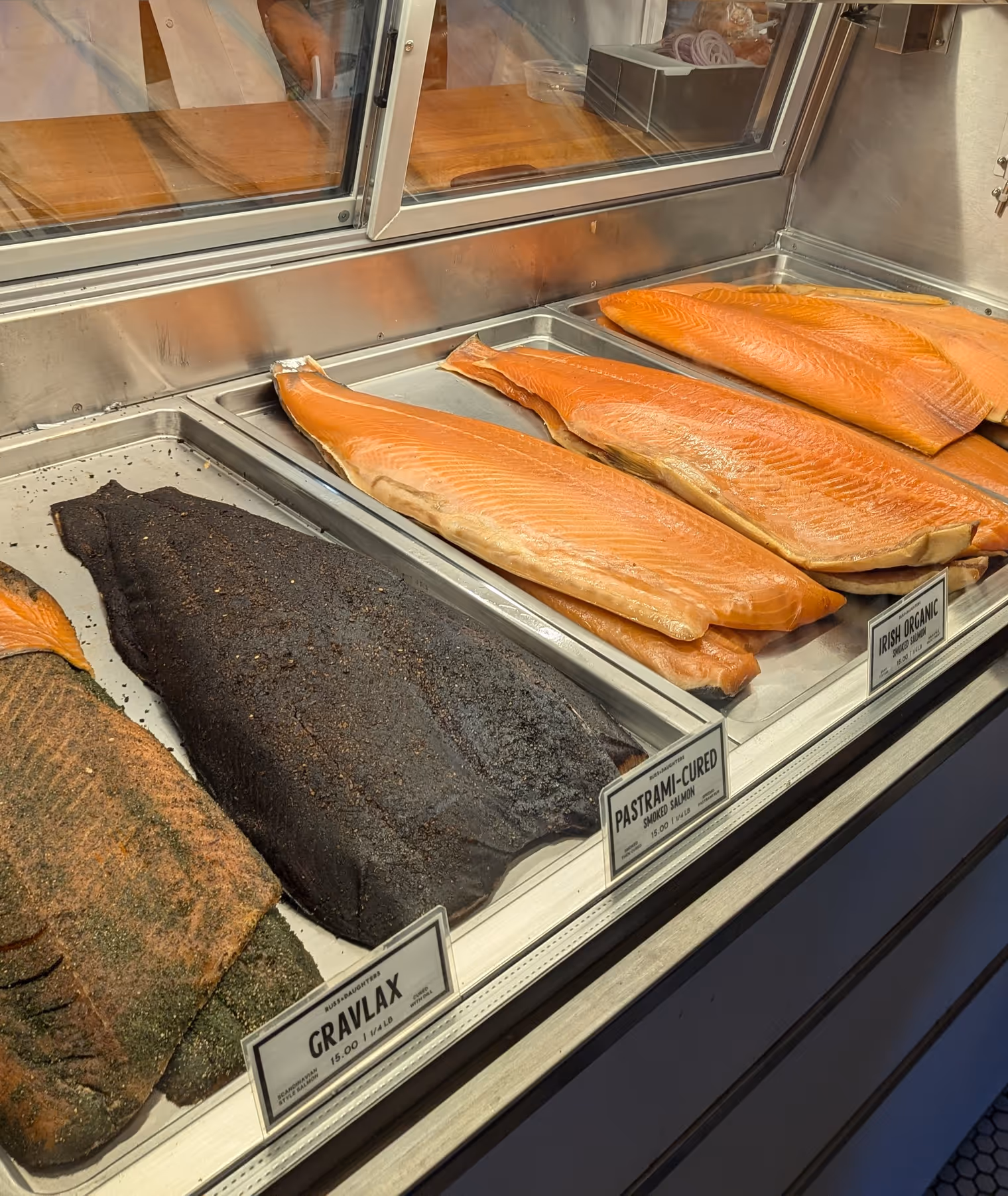 Salmone Russ & Daughters.
