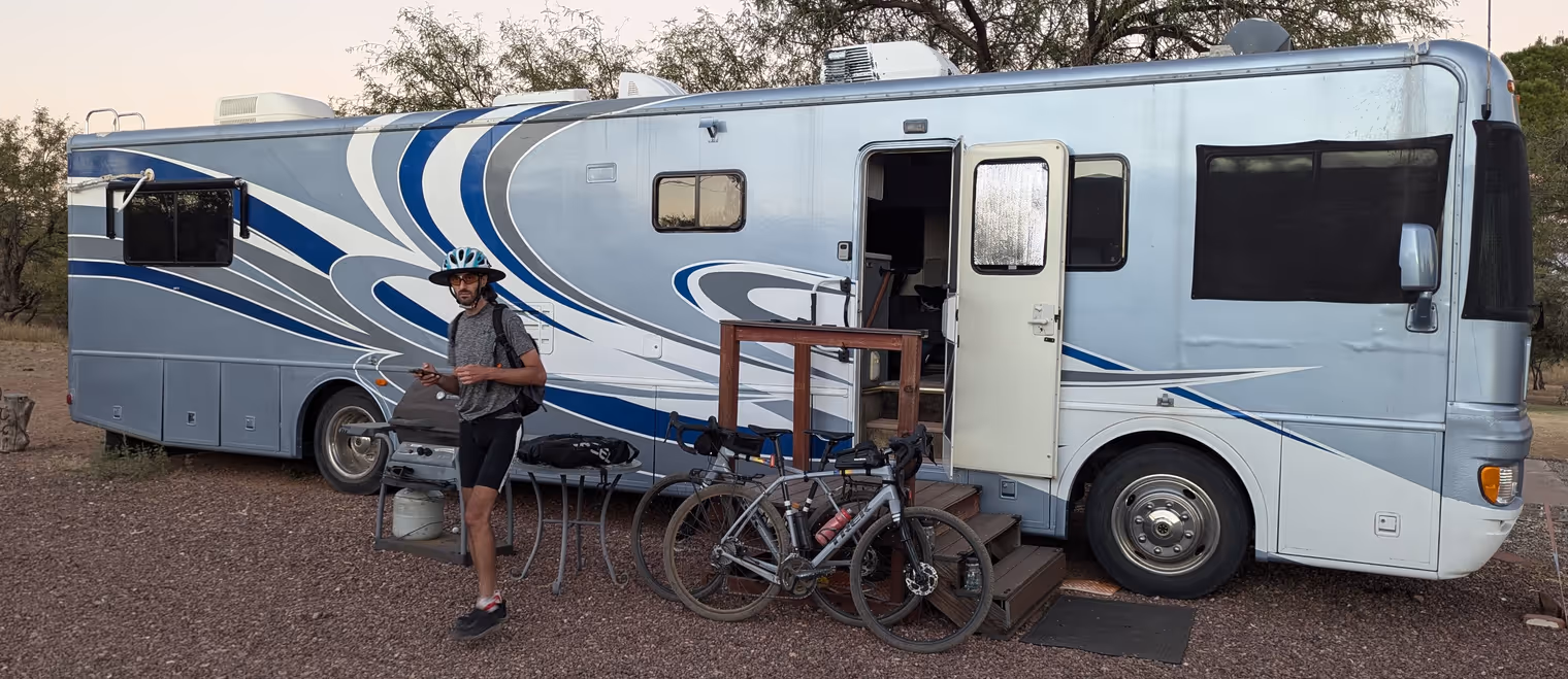 Camper allestito a bnb.