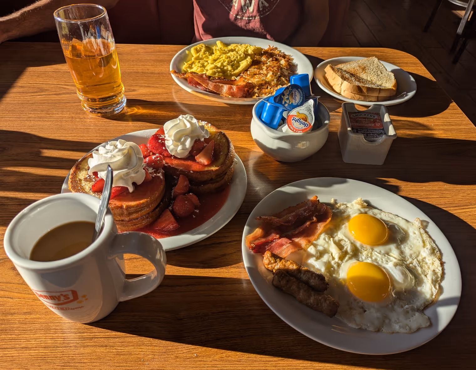 Colazione Denny's.