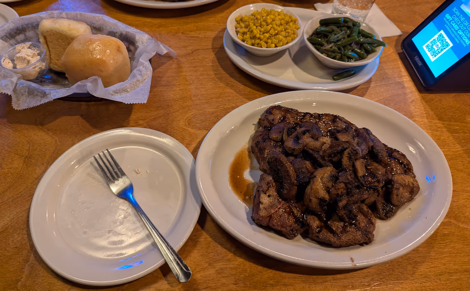 Bistecca Porterhouse T-Bone da Texas Roadhouse.