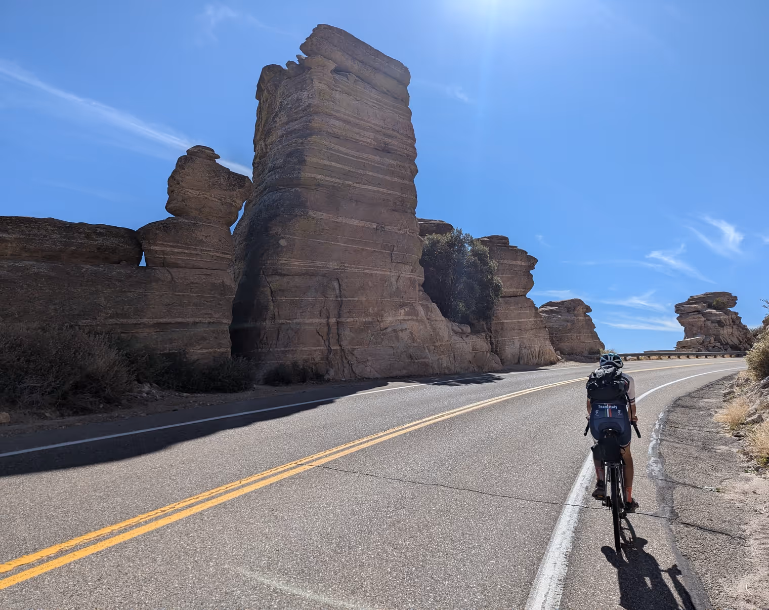 Strada per Mount Lemmon.