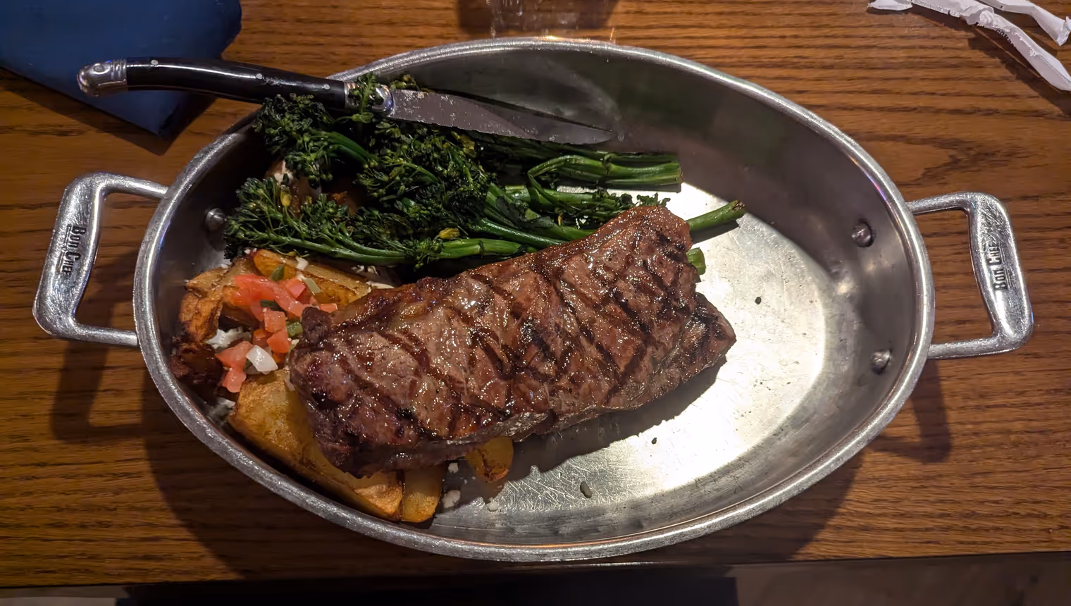 Bistecca al ristorante.